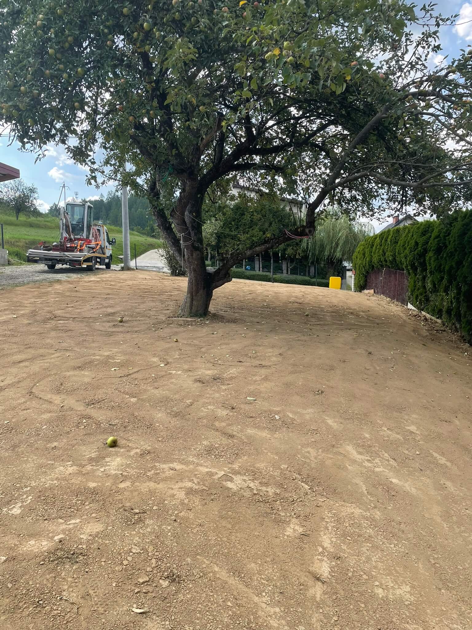 Niwelacja terenu wokół domu – Rabka-Zdrój